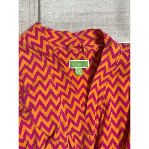 Vera Bradley Cotton Blend Chevron robe Large/ XL - Picture 2 of 7